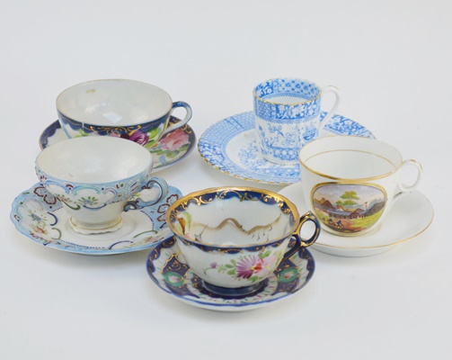 Five China Teacups