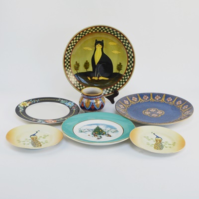Miscellaneous Decorative Plates and Pot