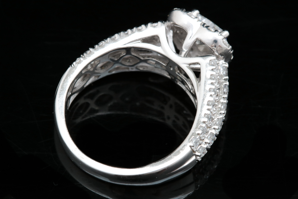 Sterling Silver and CZ Bridal Set