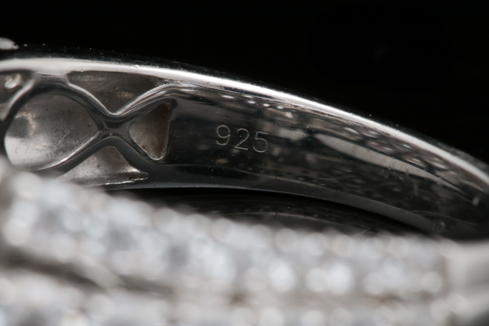 Sterling Silver and CZ Bridal Set