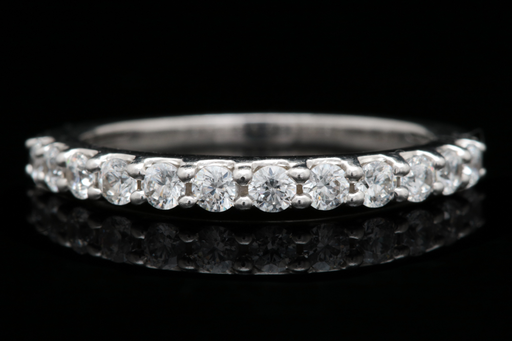 Sterling Silver and CZ Bridal Set