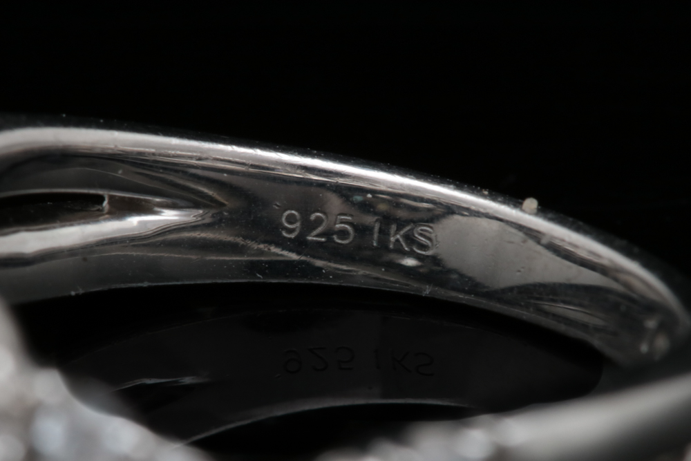 Sterling Silver and CZ Bridal Set