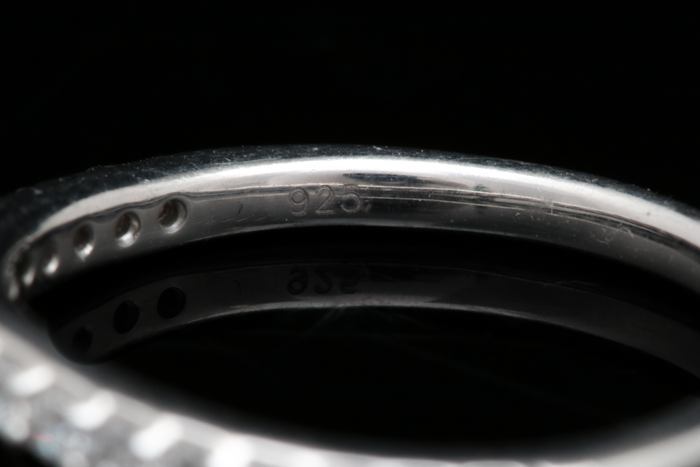 Sterling Silver and CZ Bridal Set