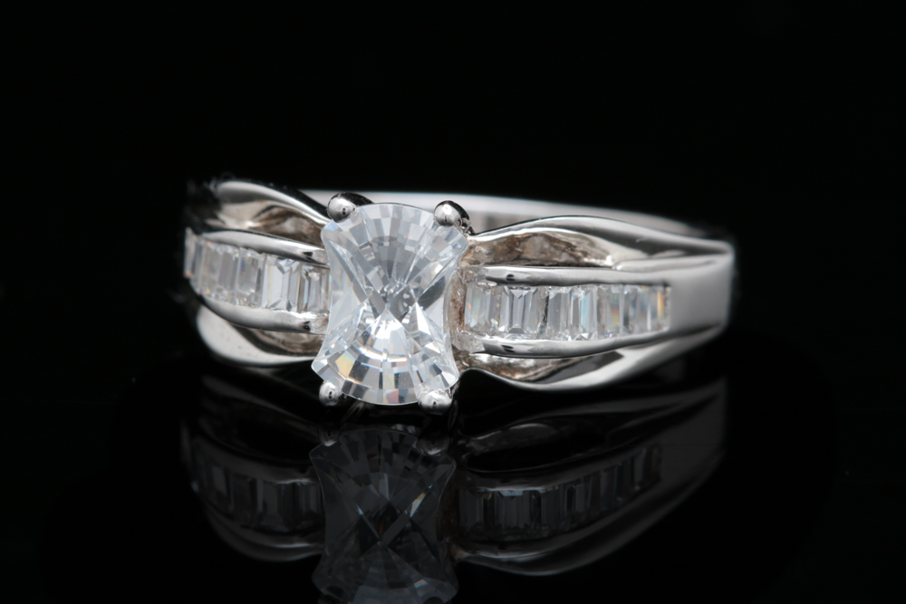 Sterling Silver and CZ Ring