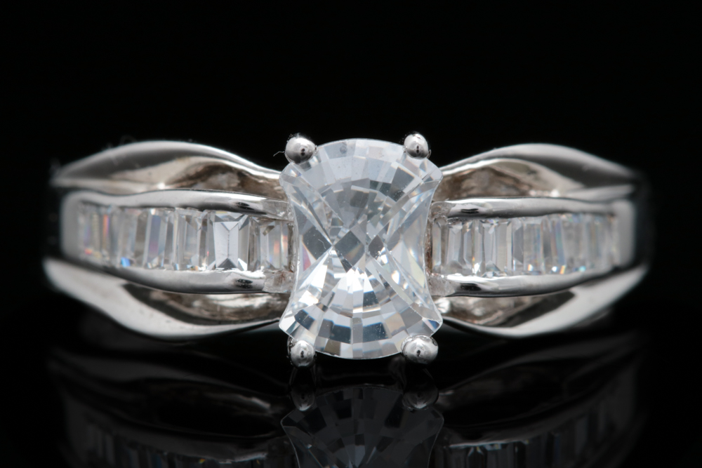 Sterling Silver and CZ Ring