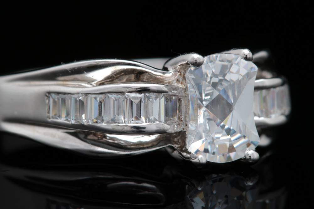 Sterling Silver and CZ Ring