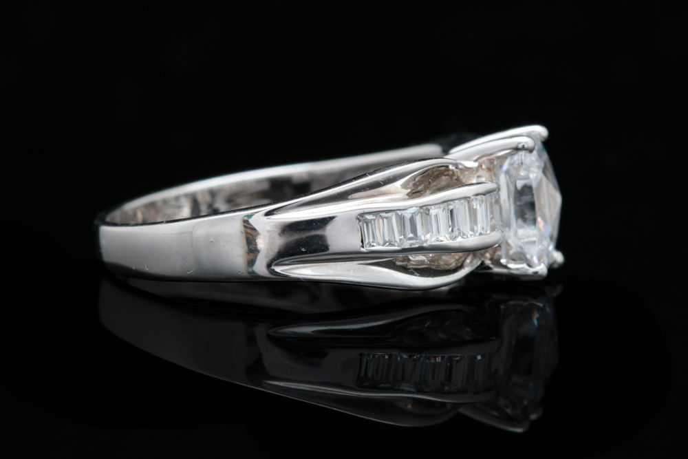 Sterling Silver and CZ Ring