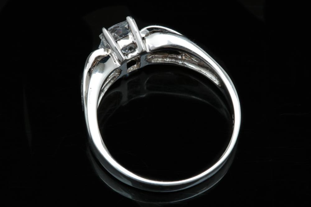 Sterling Silver and CZ Ring