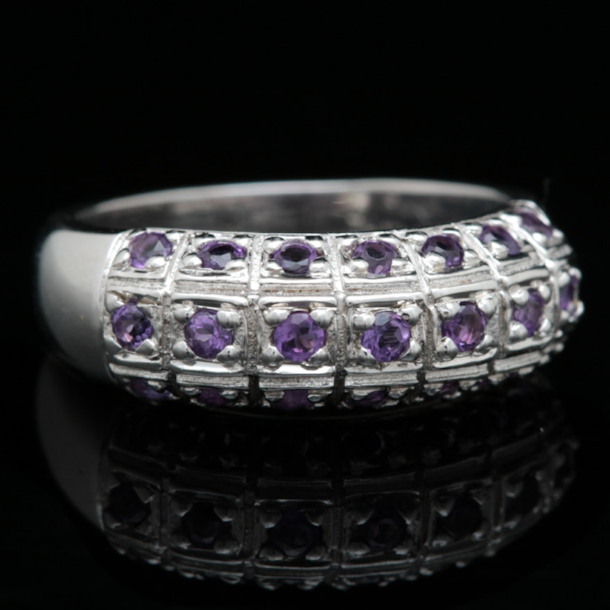 Sterling Silver and Amethyst Ring