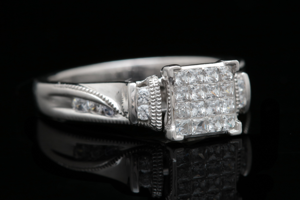 Sterling Silver and CZ Bridal Set