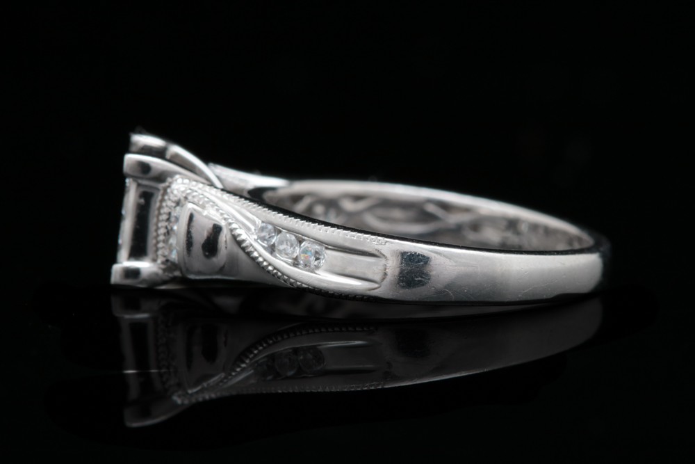 Sterling Silver and CZ Bridal Set