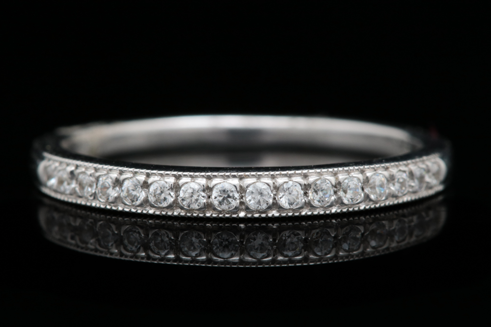 Sterling Silver and CZ Bridal Set