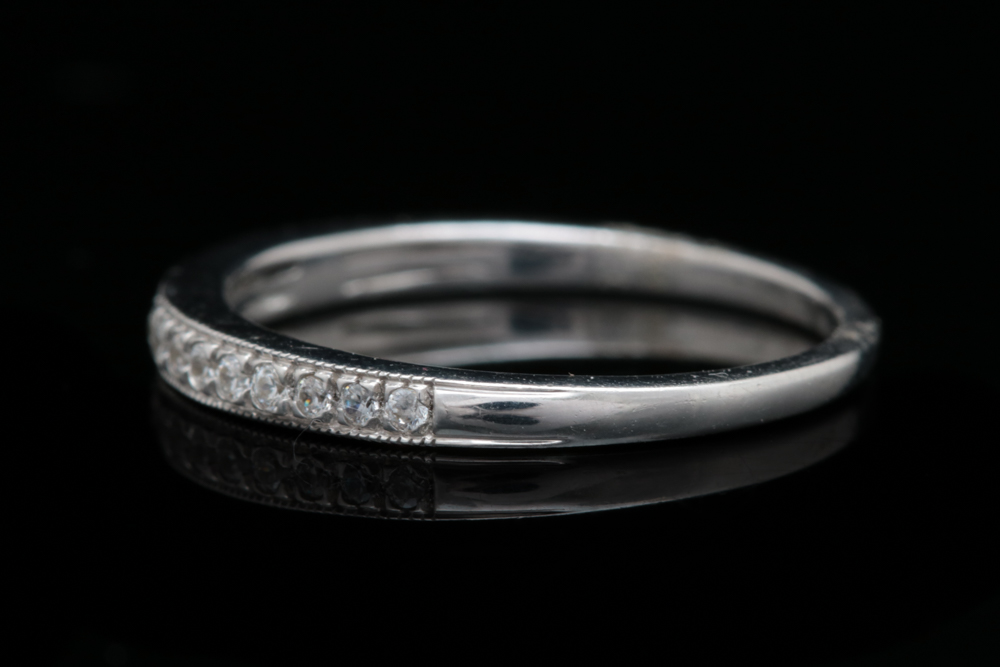 Sterling Silver and CZ Bridal Set