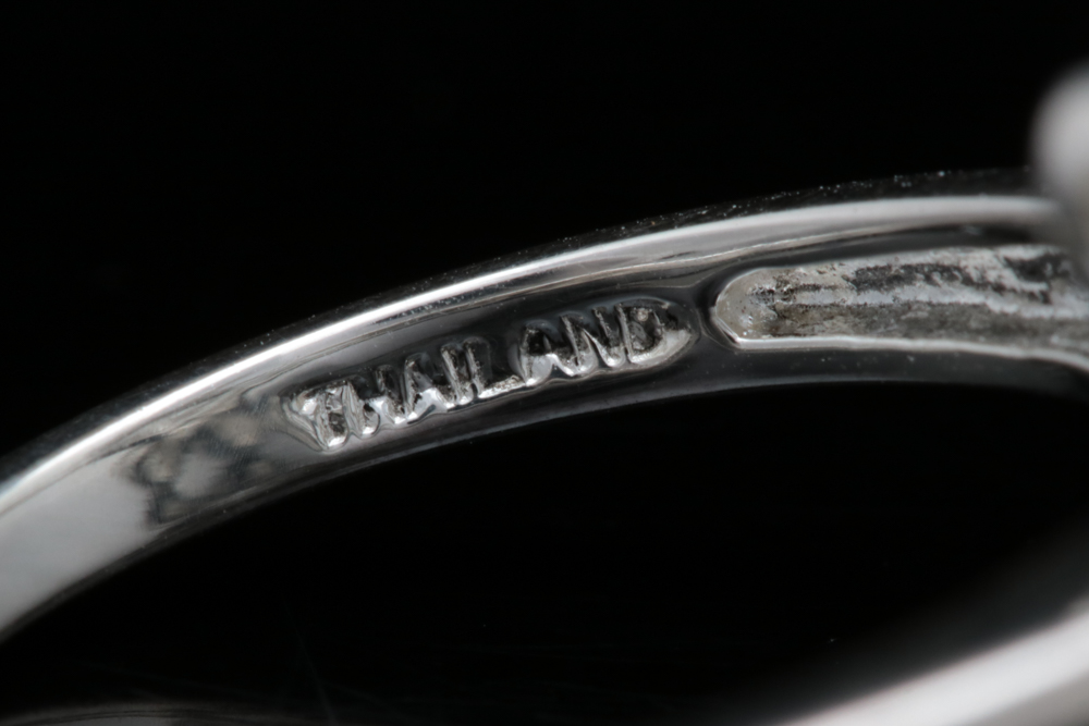 Sterling Silver and Diamond Butterfly Ring