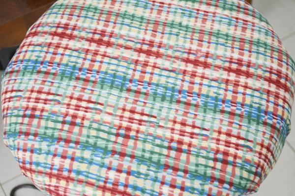 Antique Italian Louis XV Style Bombe Vanity With Metal Stool