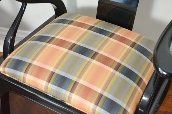 Two Asian Inspired Armchairs