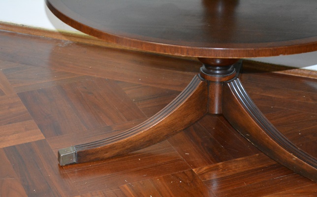 Duncan Phyfe Style Two Tier Round Table