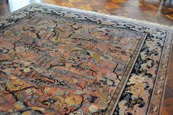 MJ Whittall Anglo Persian "Bird of Paradise" Wool Area Rug
