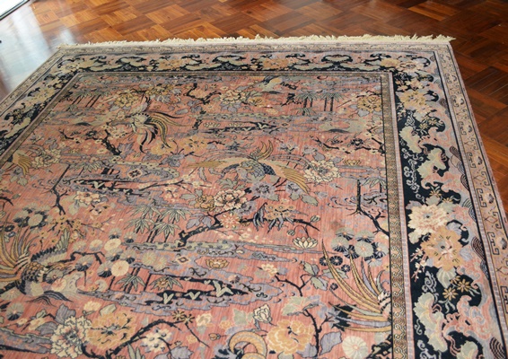 MJ Whittall Anglo Persian "Bird of Paradise" Wool Area Rug
