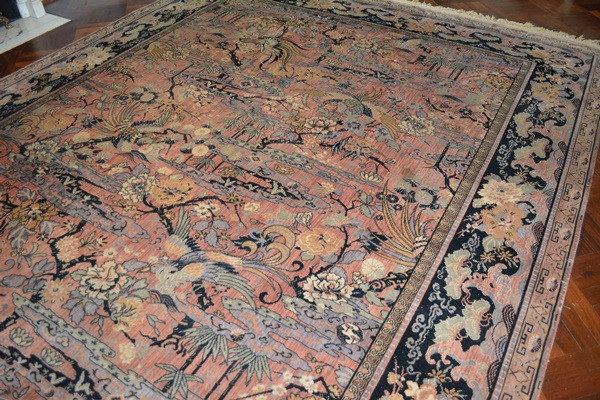MJ Whittall Anglo Persian "Bird of Paradise" Wool Area Rug