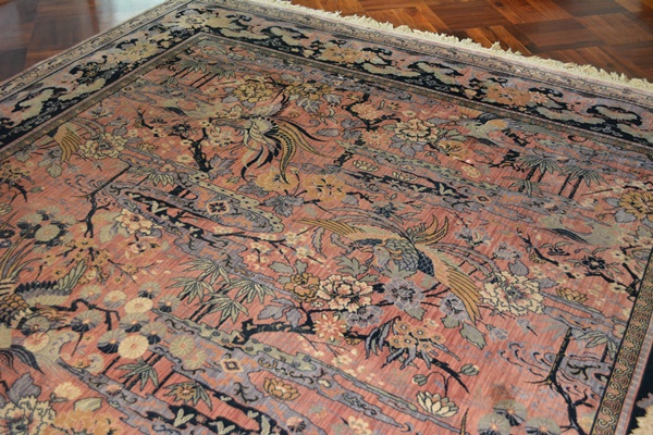 MJ Whittall Anglo Persian "Bird of Paradise" Wool Area Rug