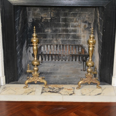 Pair of Brass Andirons