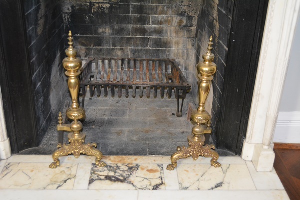 Pair of Brass Andirons