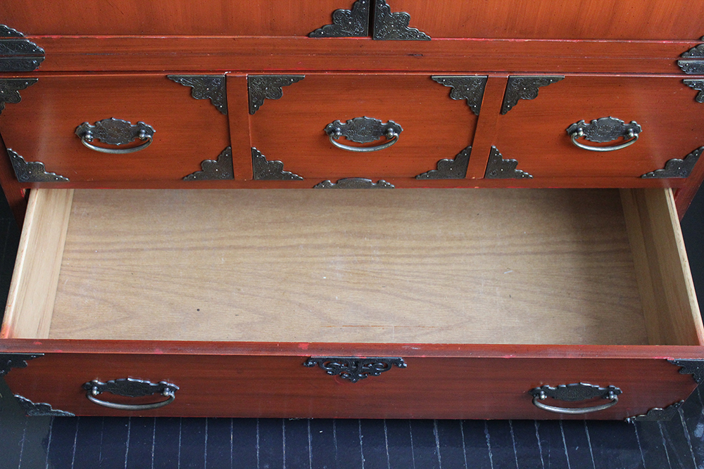 East Asian Style Lacquered Chest by Thomasville