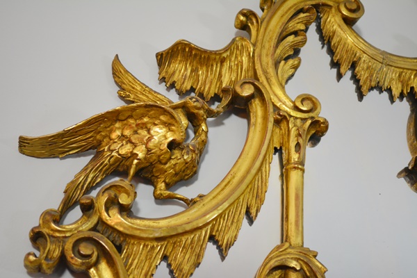 Rococo Style Gilt Wall Mirror