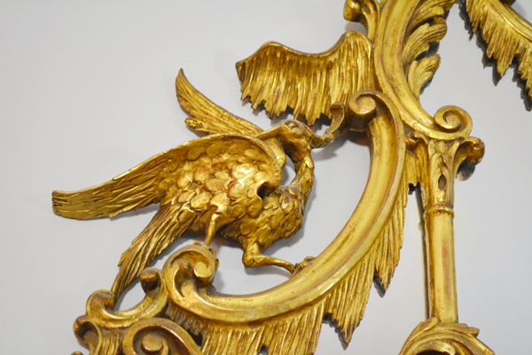 Rococo Style Gilt Wall Mirror