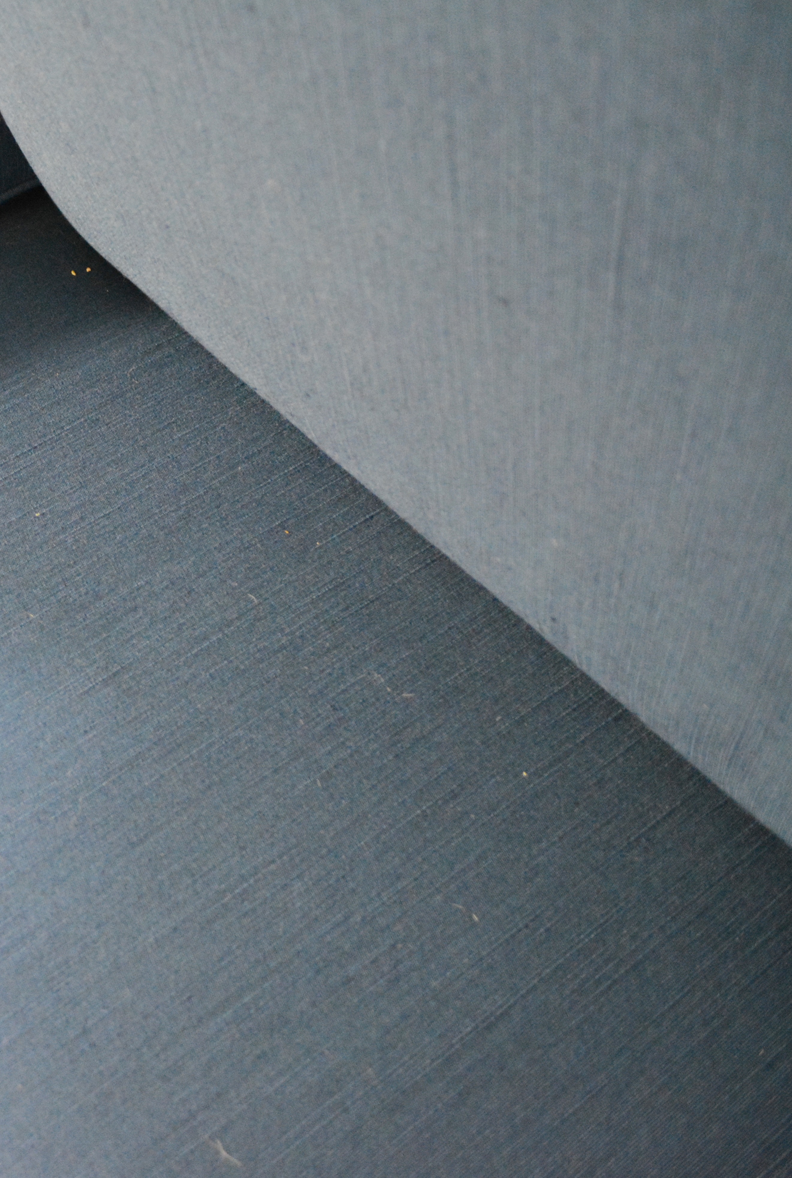 Blue Upholstered Three Seat Sofa