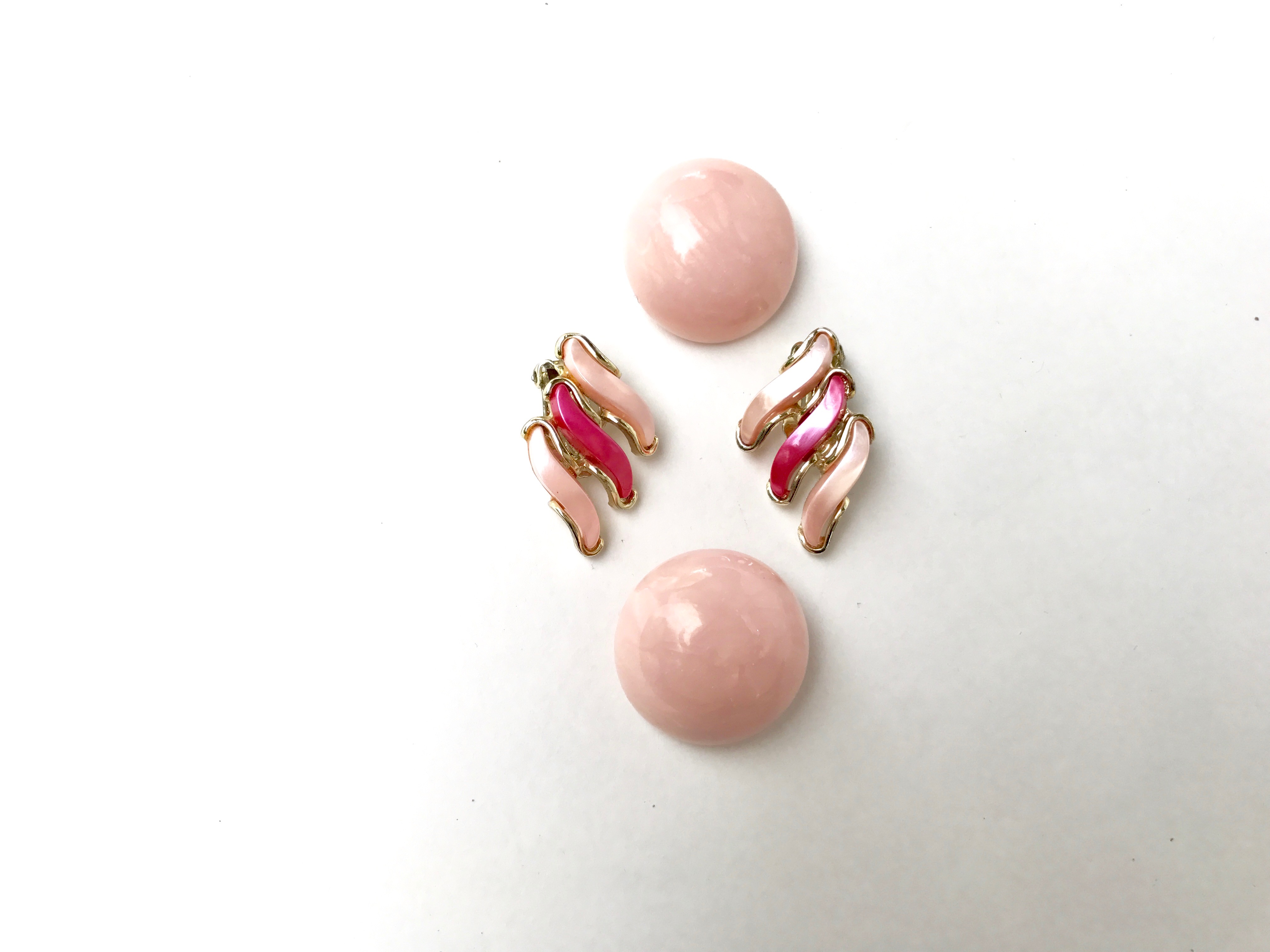 Vintage Selection of Fashion Earrings and Faux Pearl Necklaces