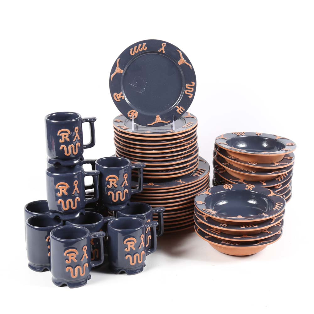 Frankoma "Ranch" Western Tableware