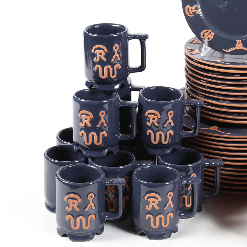Frankoma "Ranch" Western Tableware