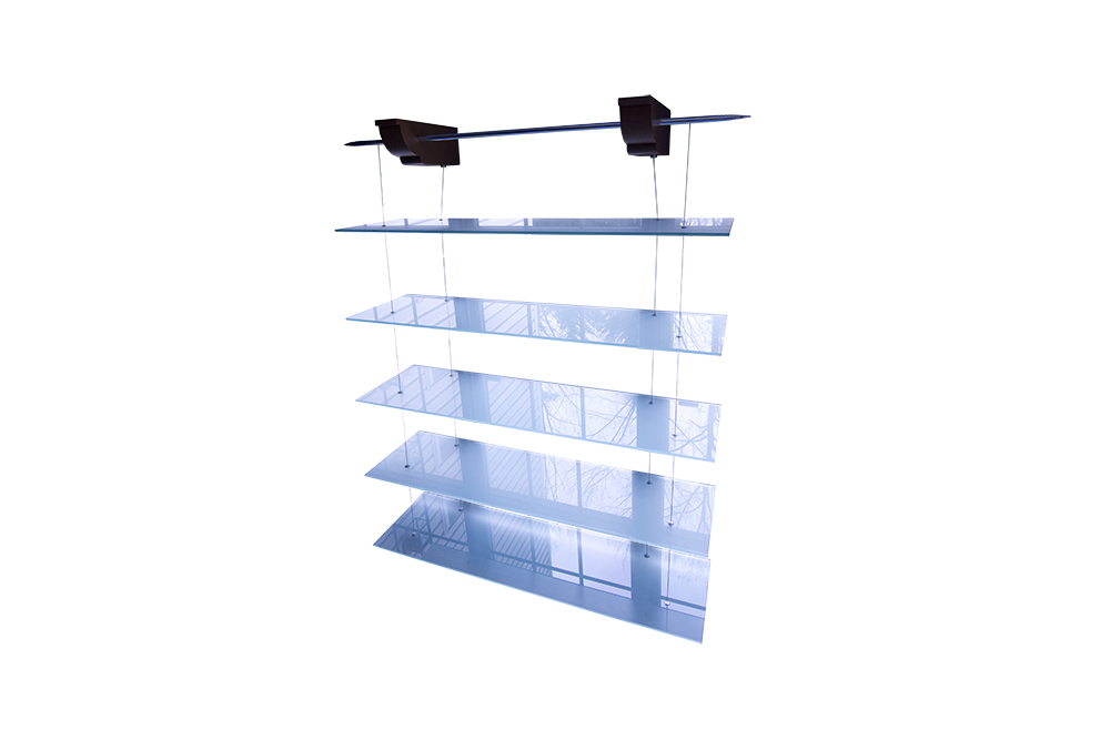 Nuvola Hanging Glass Shelves By Cattelan Italia