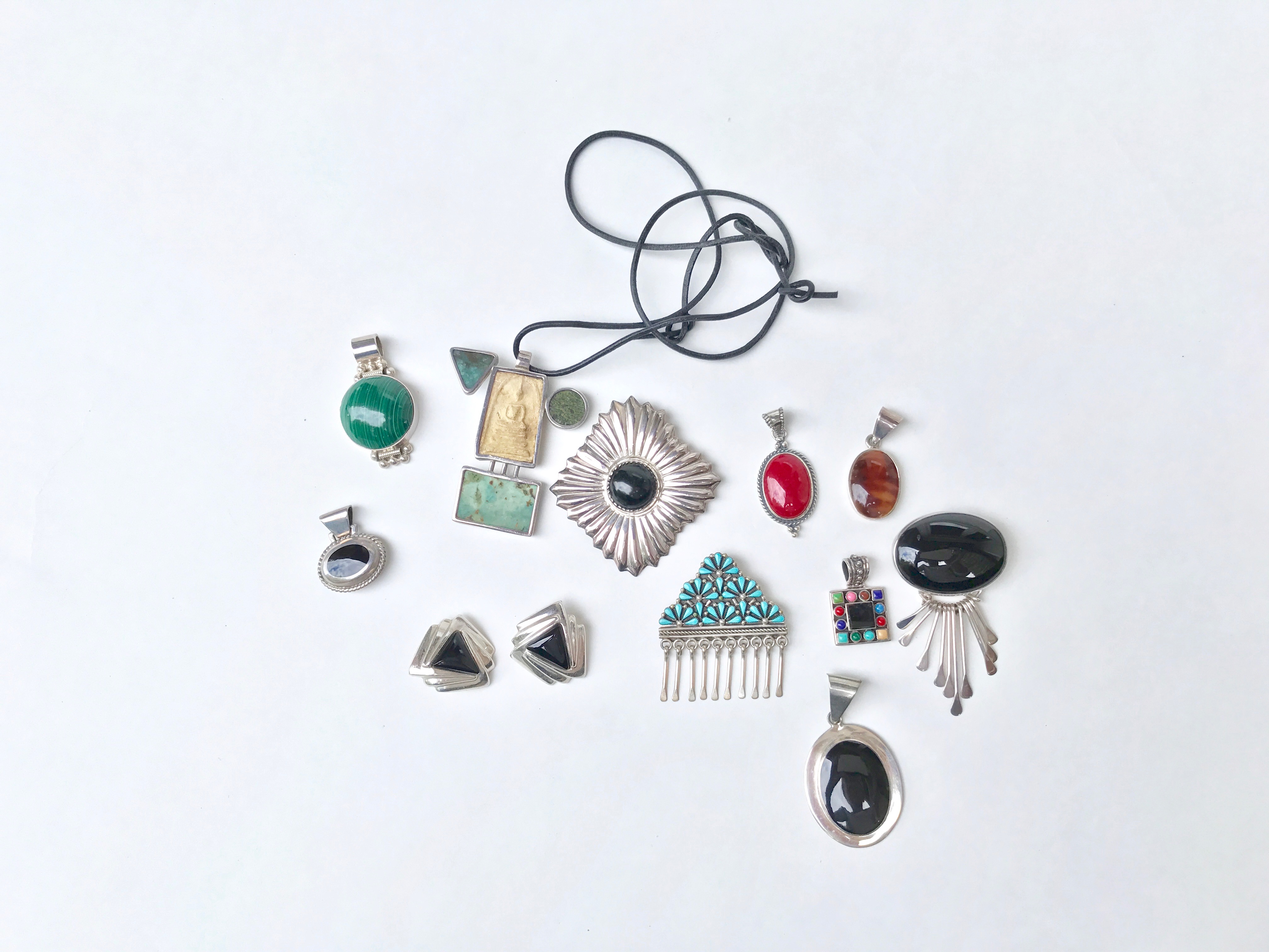 Sterling Silver Jewelry With Stones