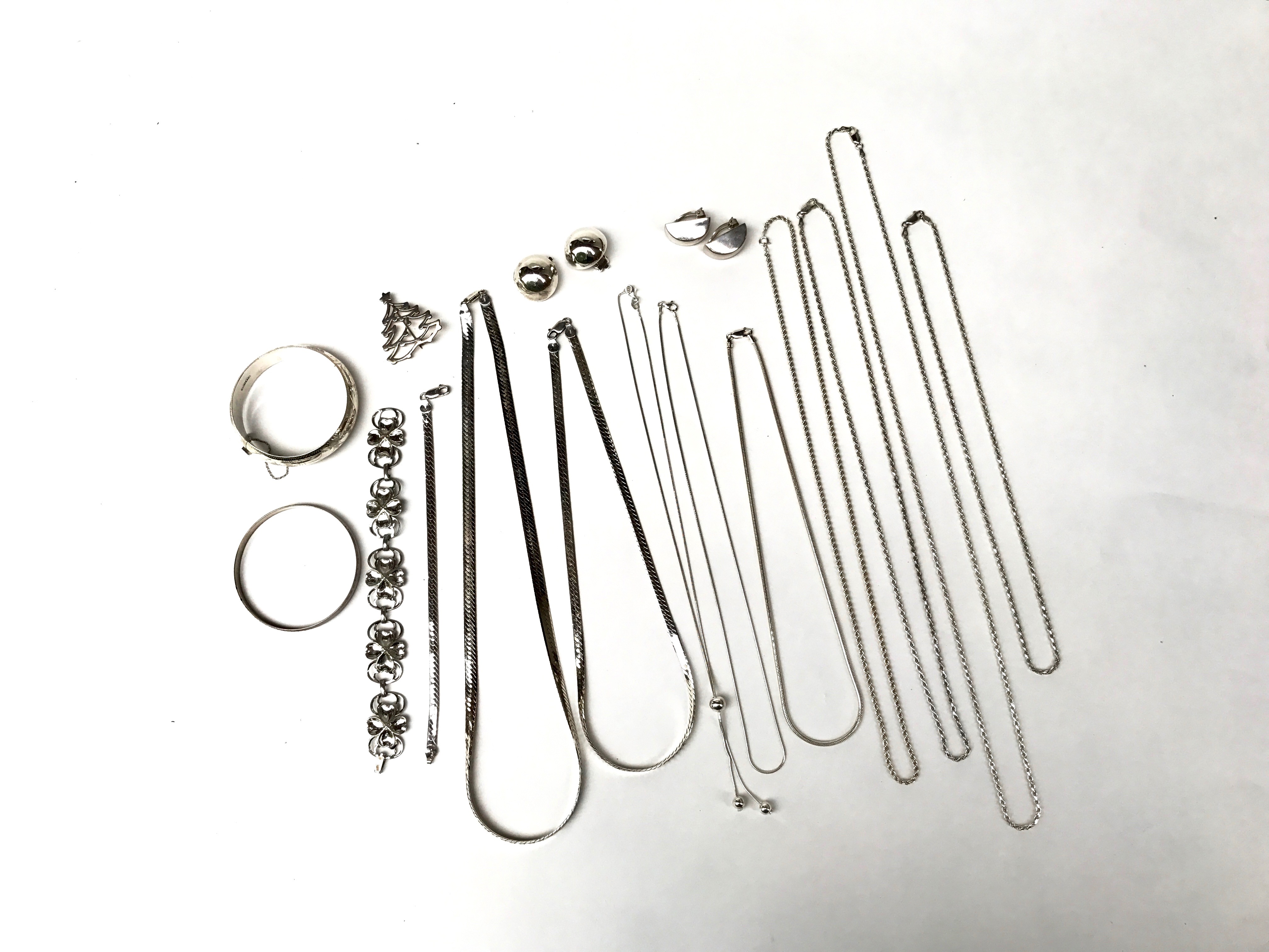 Assorted Sterling Silver Jewelry