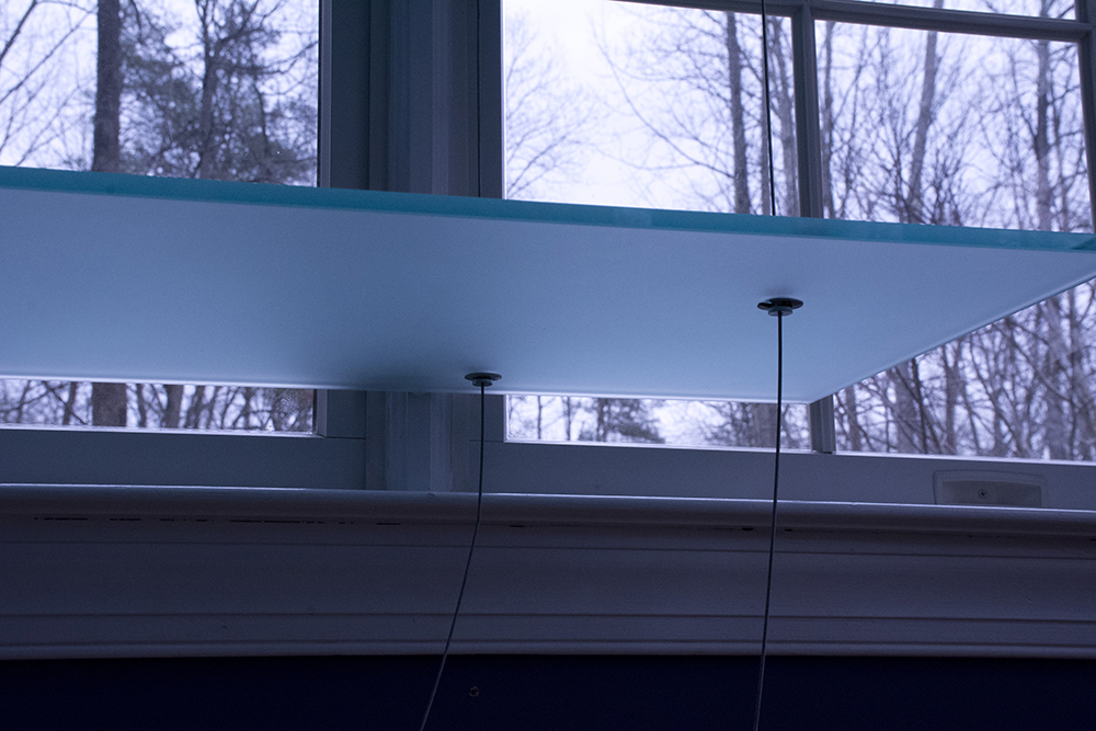 Nuvola Hanging Glass Shelves By Cattelan Italia