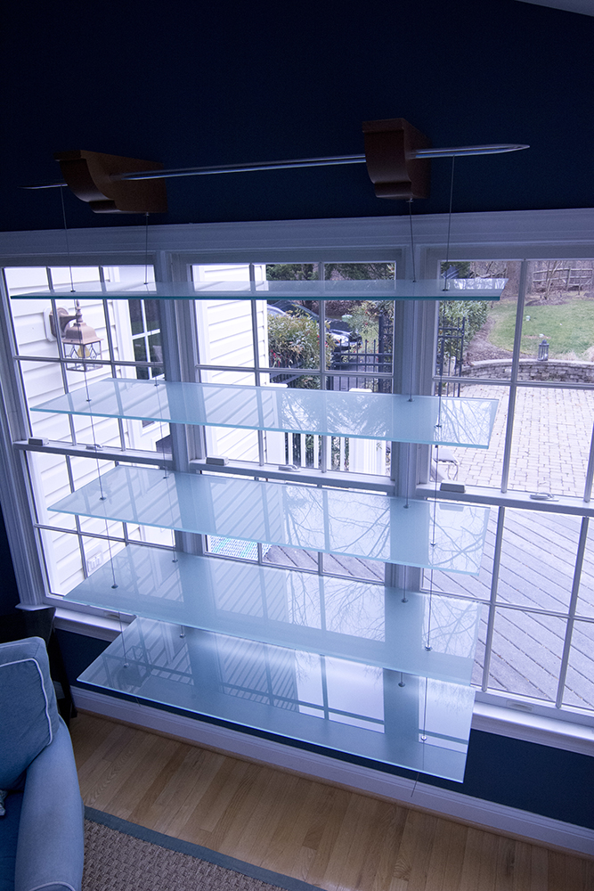 Nuvola Hanging Glass Shelves By Cattelan Italia