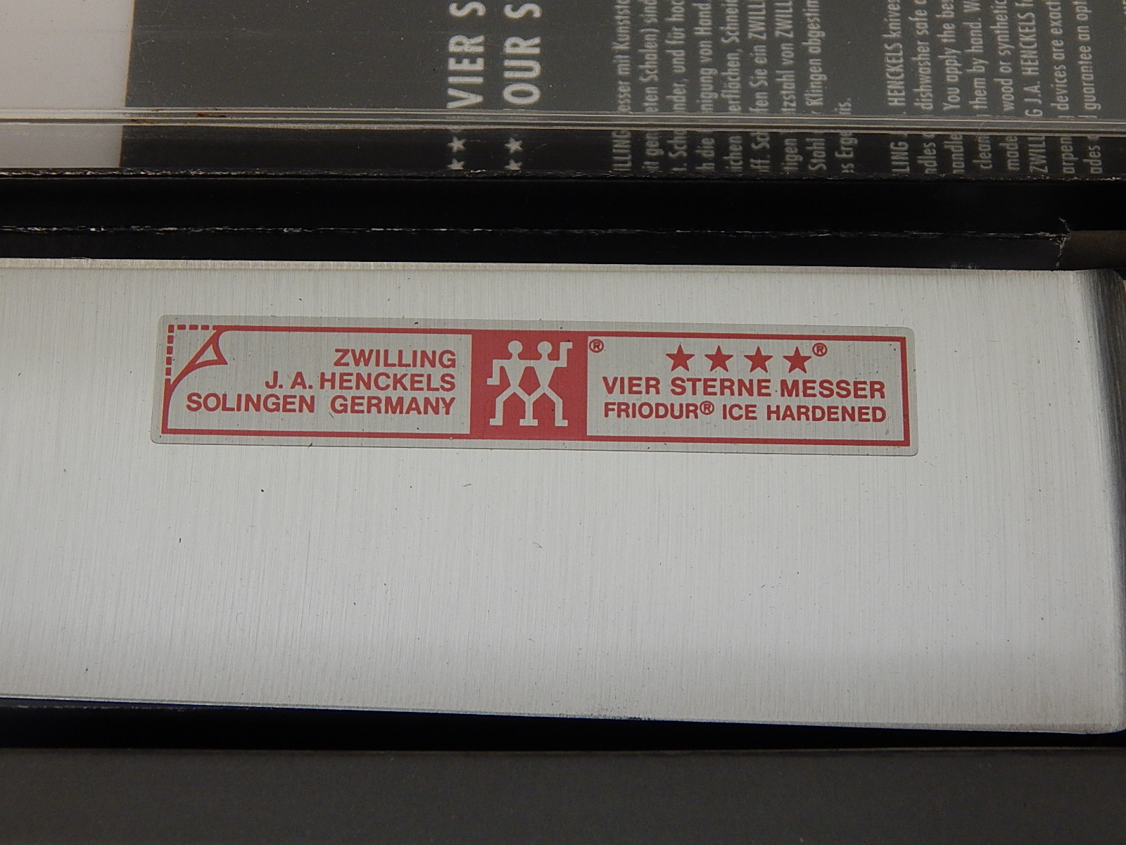 Two Henckel Germany Kitchen Knives