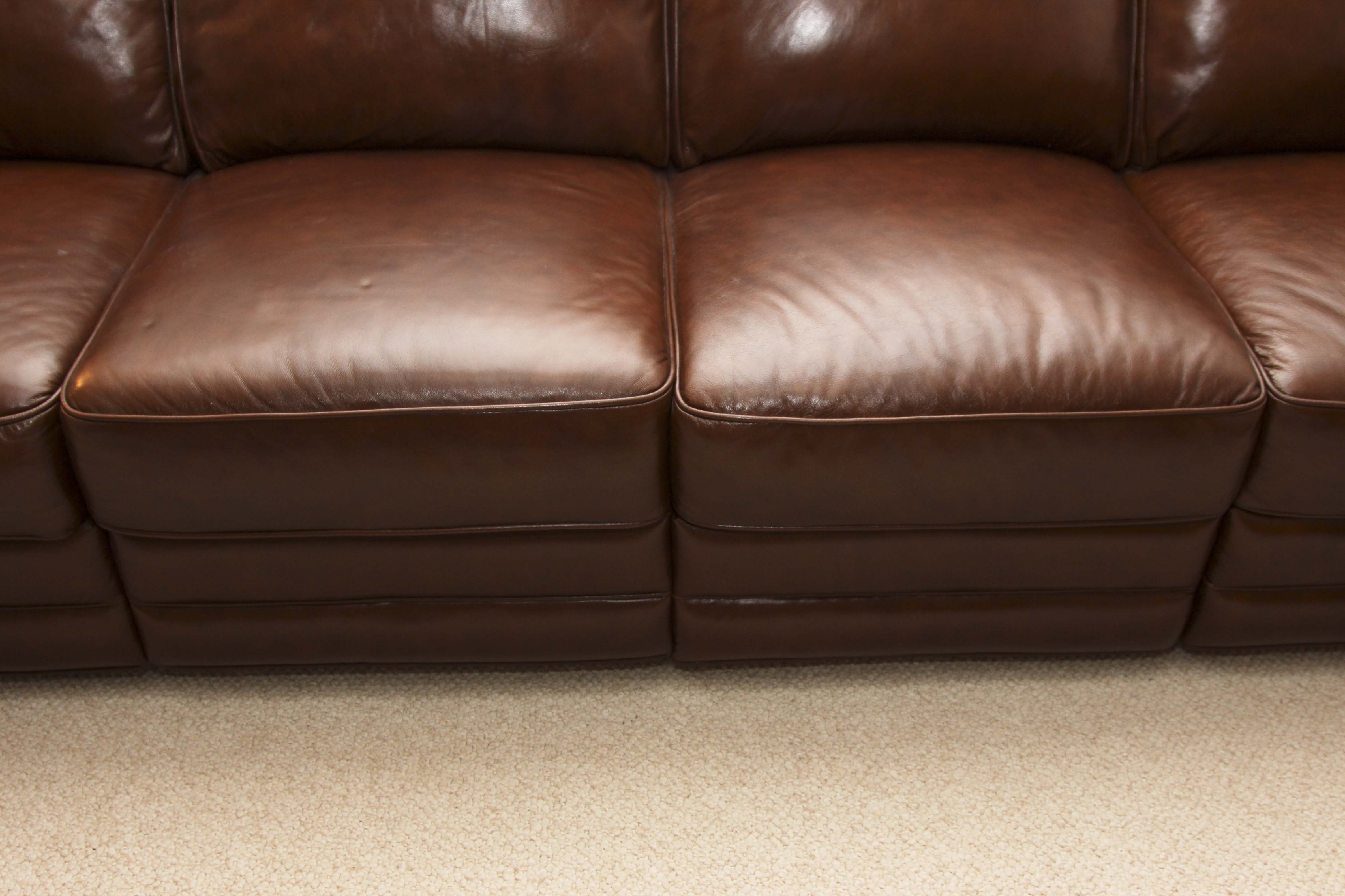 Reclining Leather Sofa