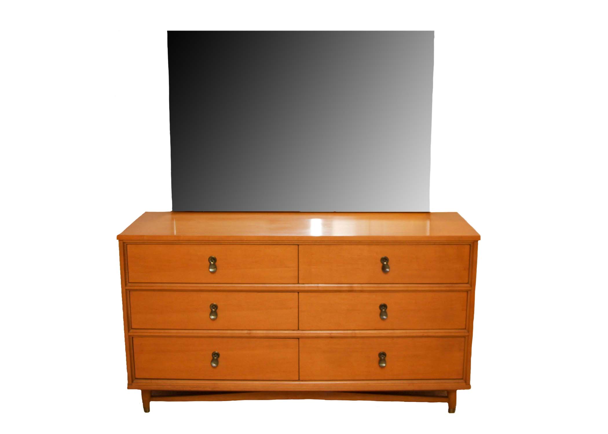 Mid Century Modern "Mainline" Dresser With Mirror by Hooker
