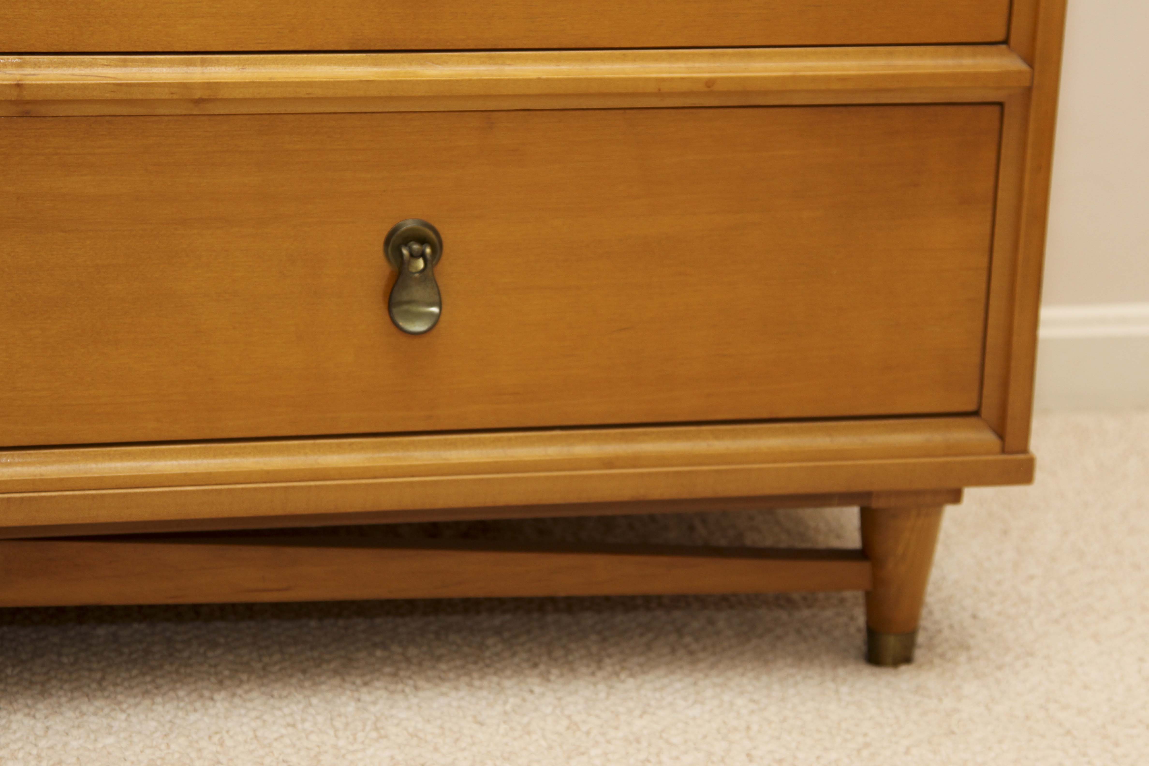 Mid Century Modern "Mainline" Dresser With Mirror by Hooker