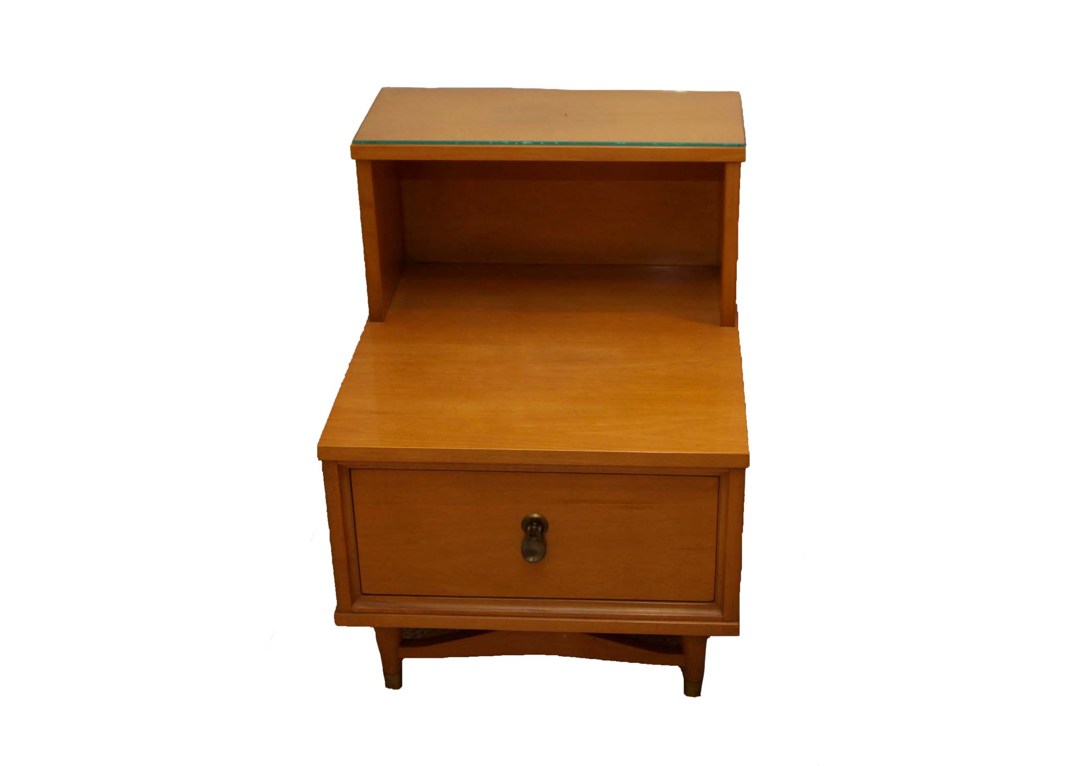 Mid Century Modern "Mainline" Nightstand and Headboard by Hooker