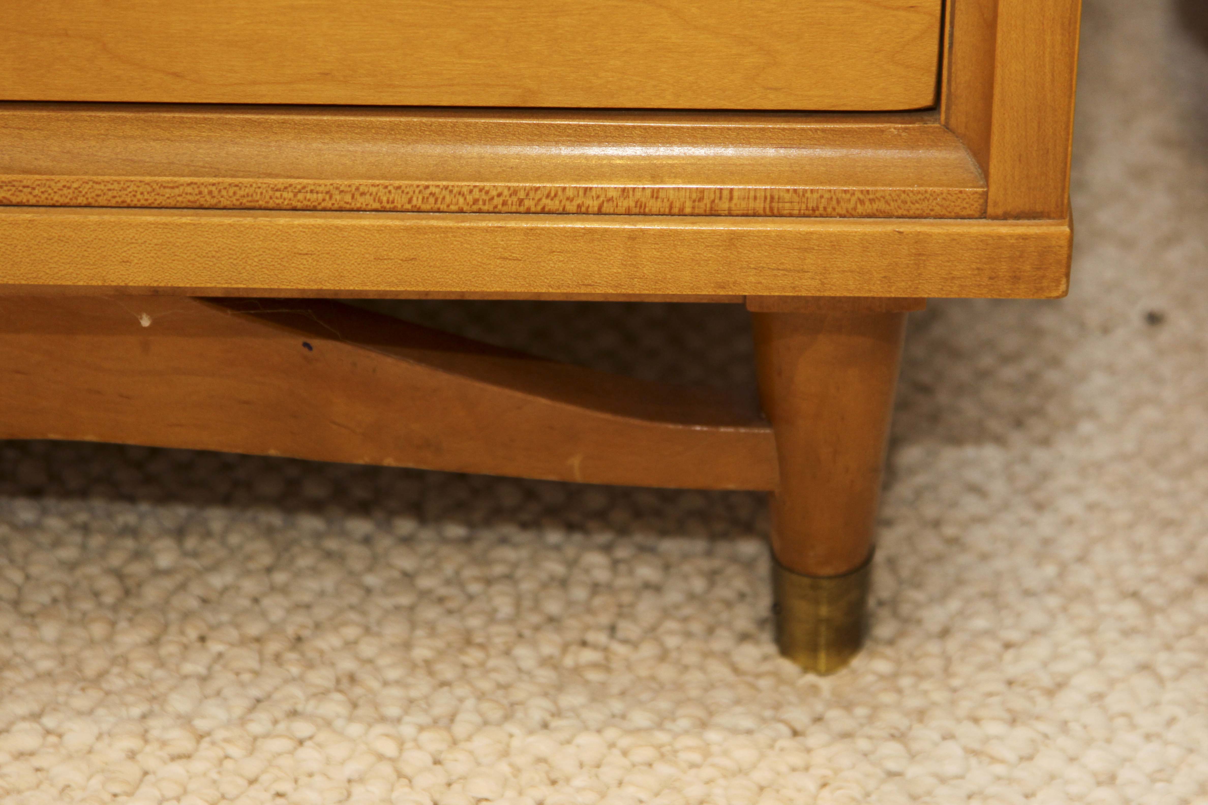 Mid Century Modern "Mainline" Nightstand and Headboard by Hooker