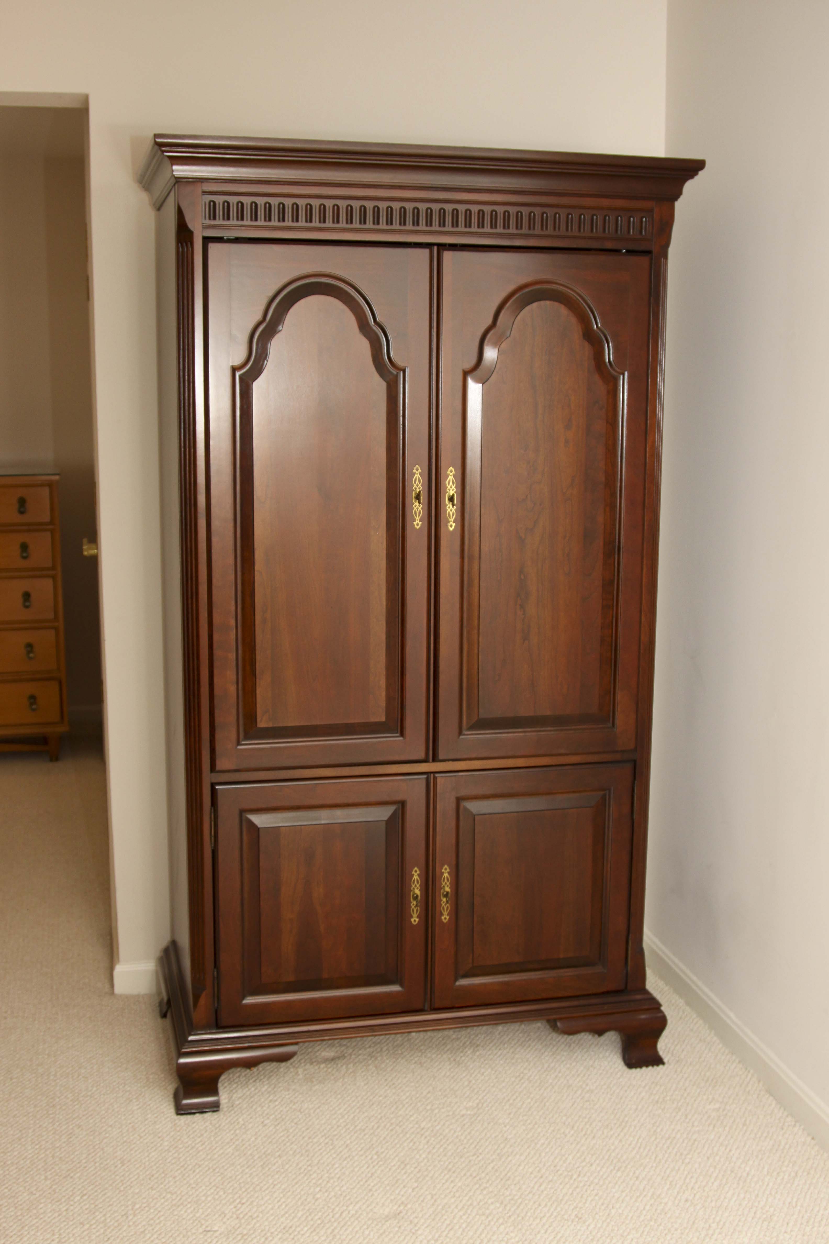 Traditional-Style Entertainment Armoire