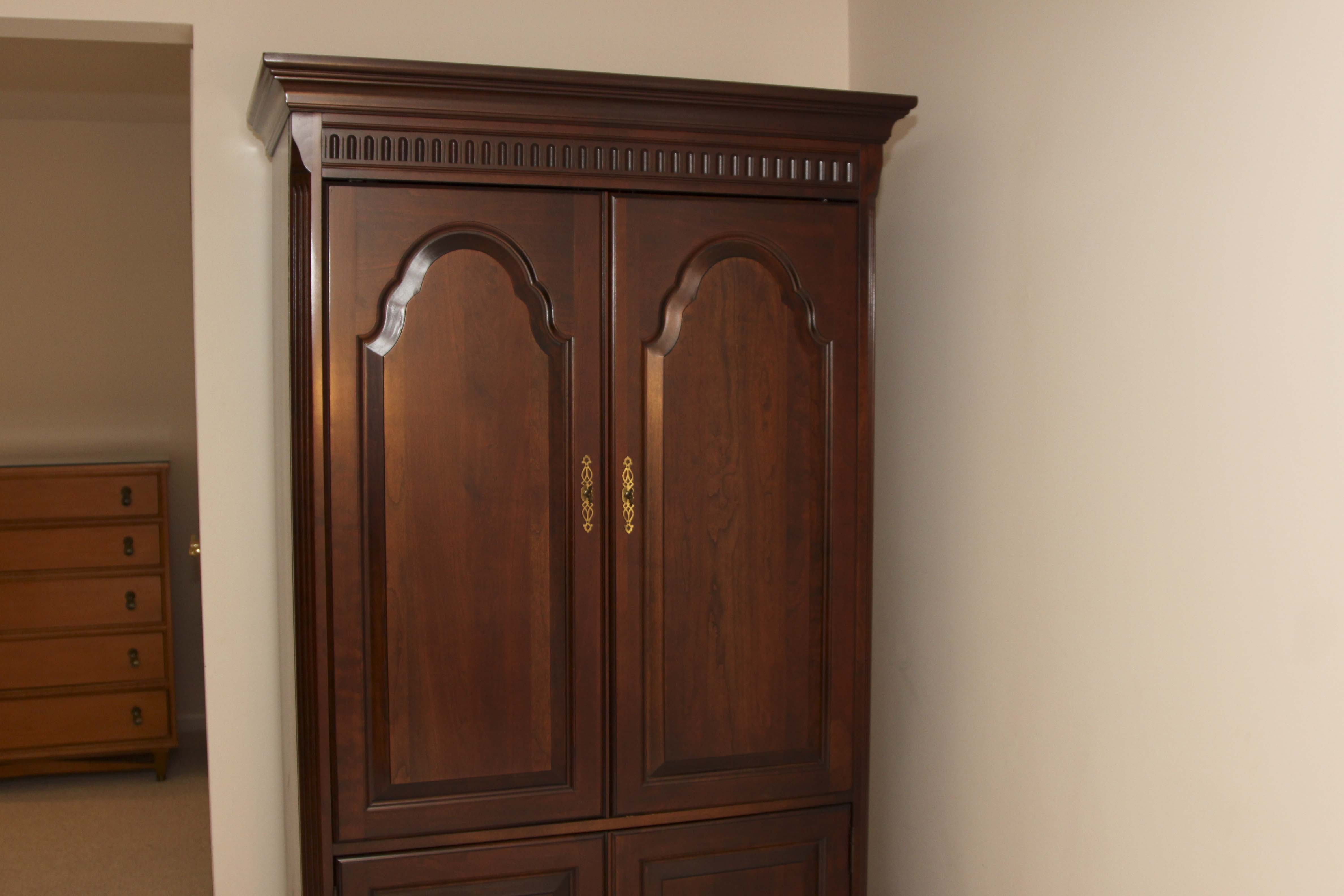 Traditional-Style Entertainment Armoire
