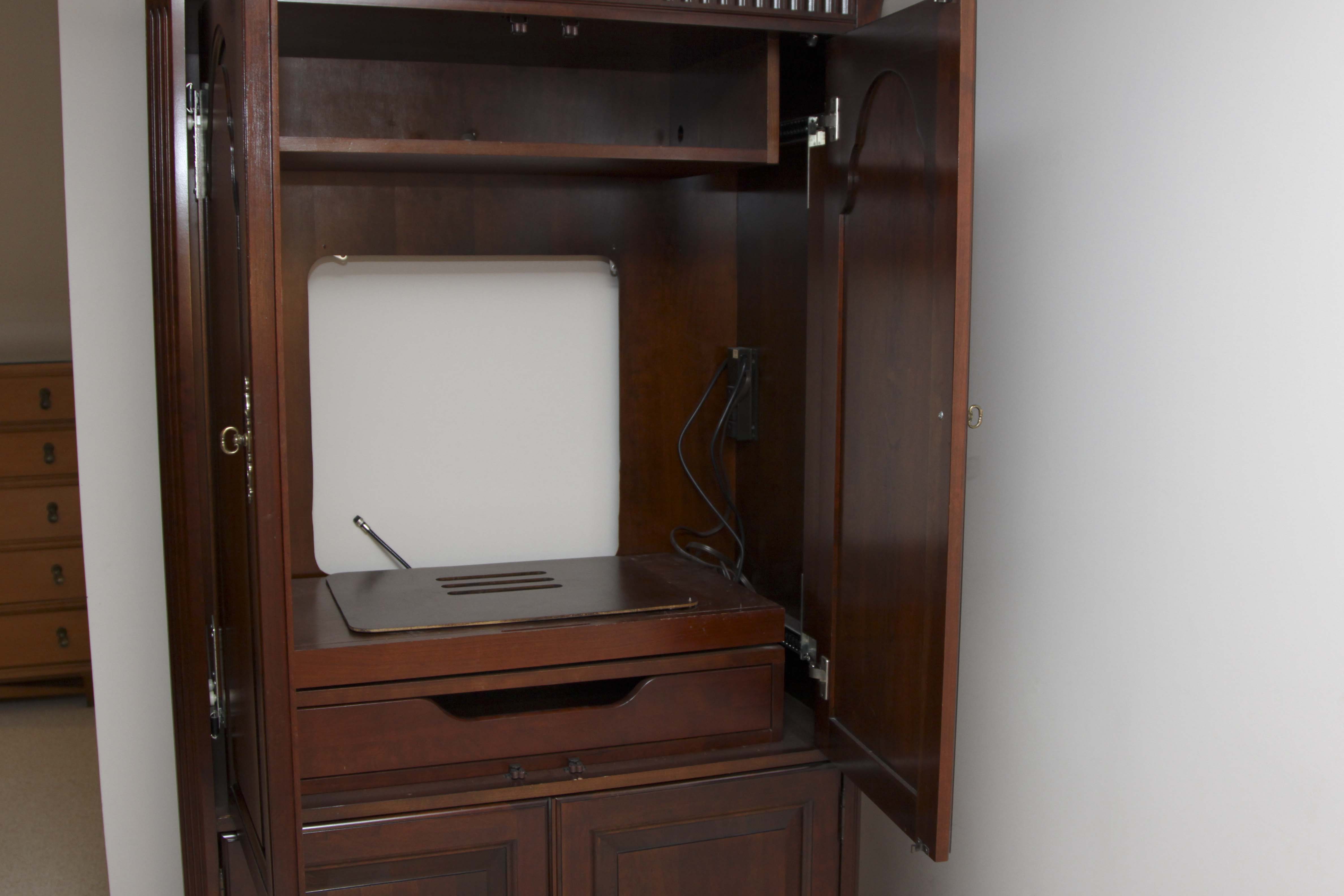 Traditional-Style Entertainment Armoire