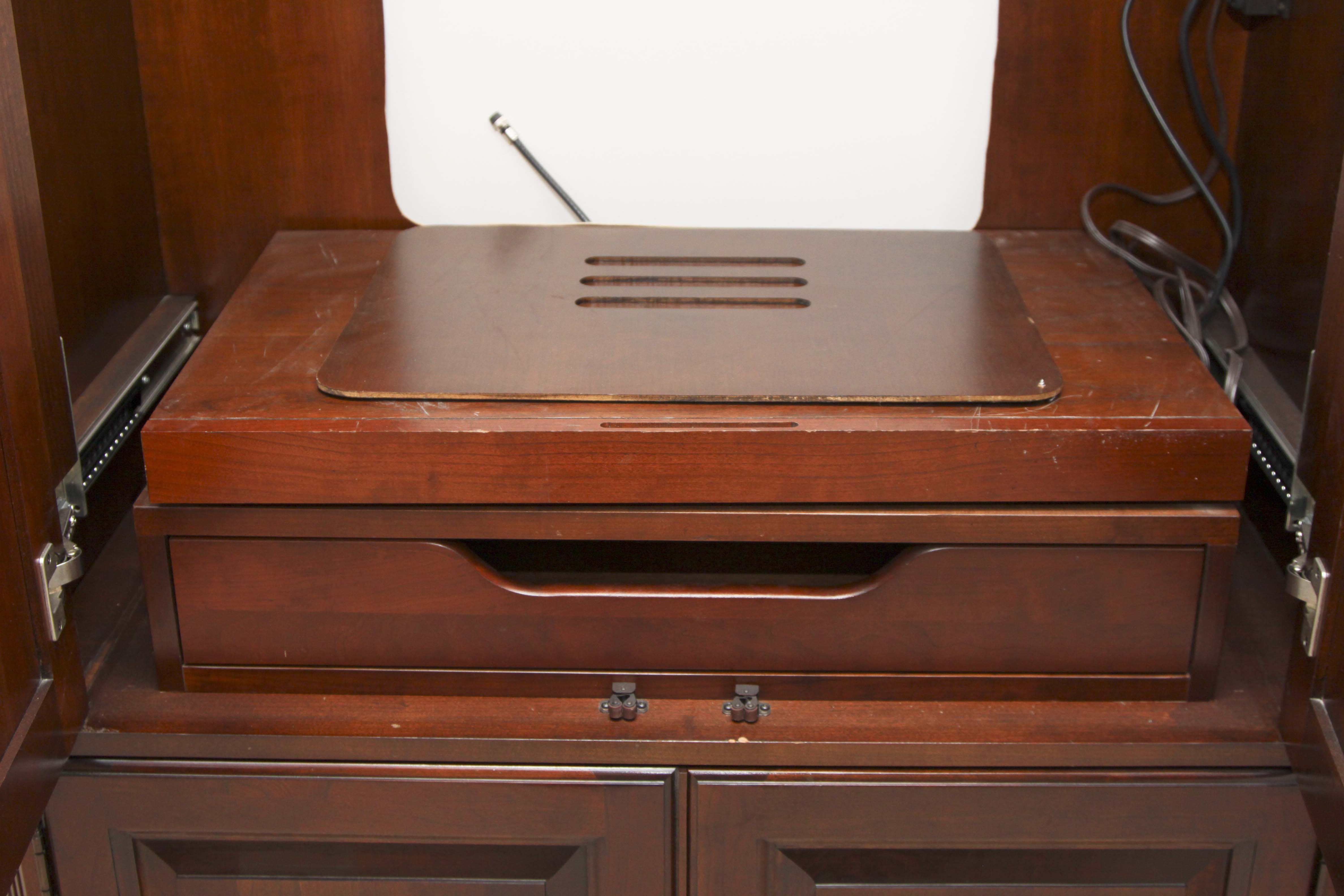 Traditional-Style Entertainment Armoire