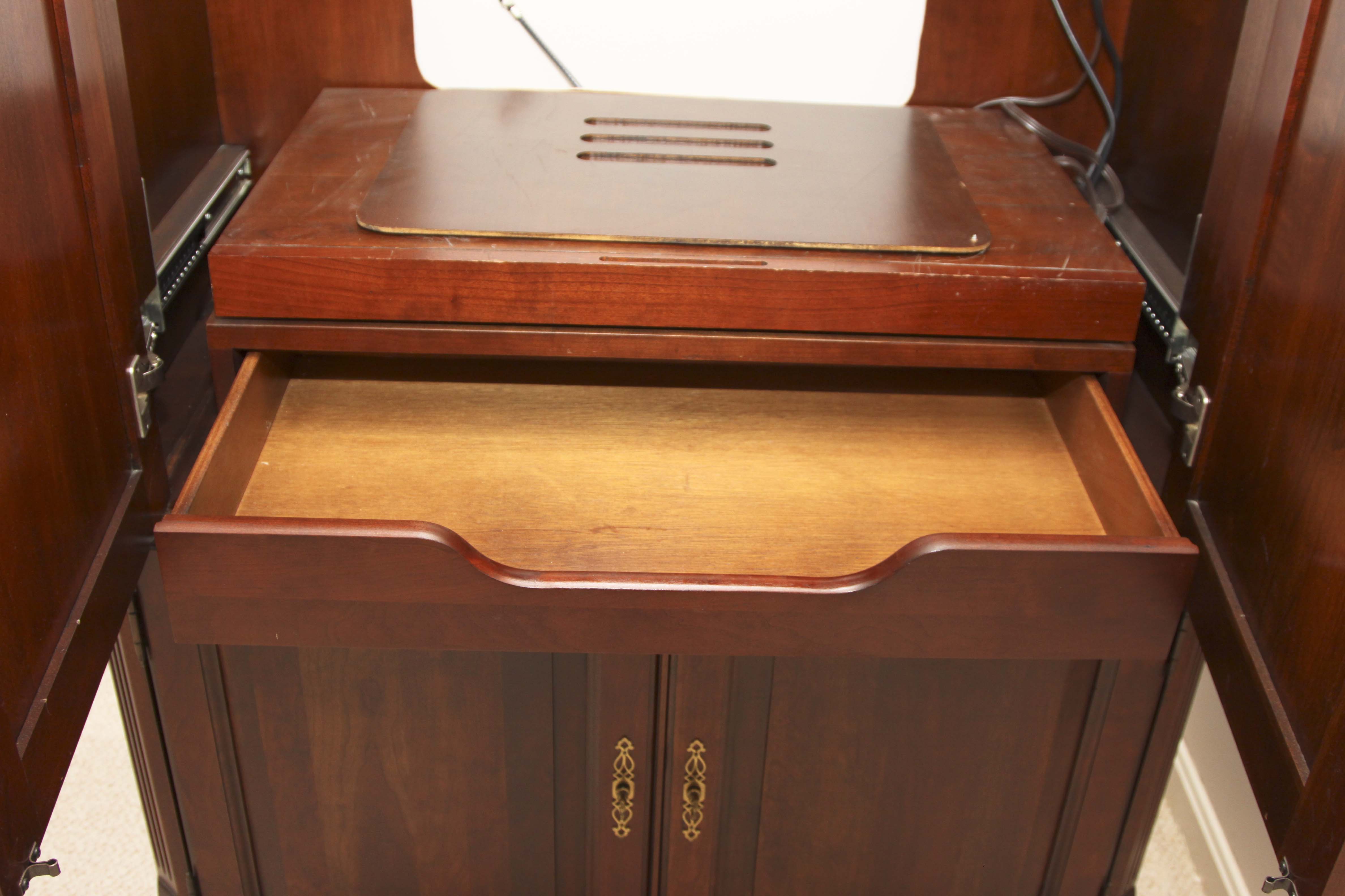 Traditional-Style Entertainment Armoire